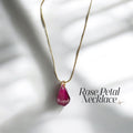 Rose Petal Necklace