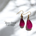 Rose Petal Earrings
